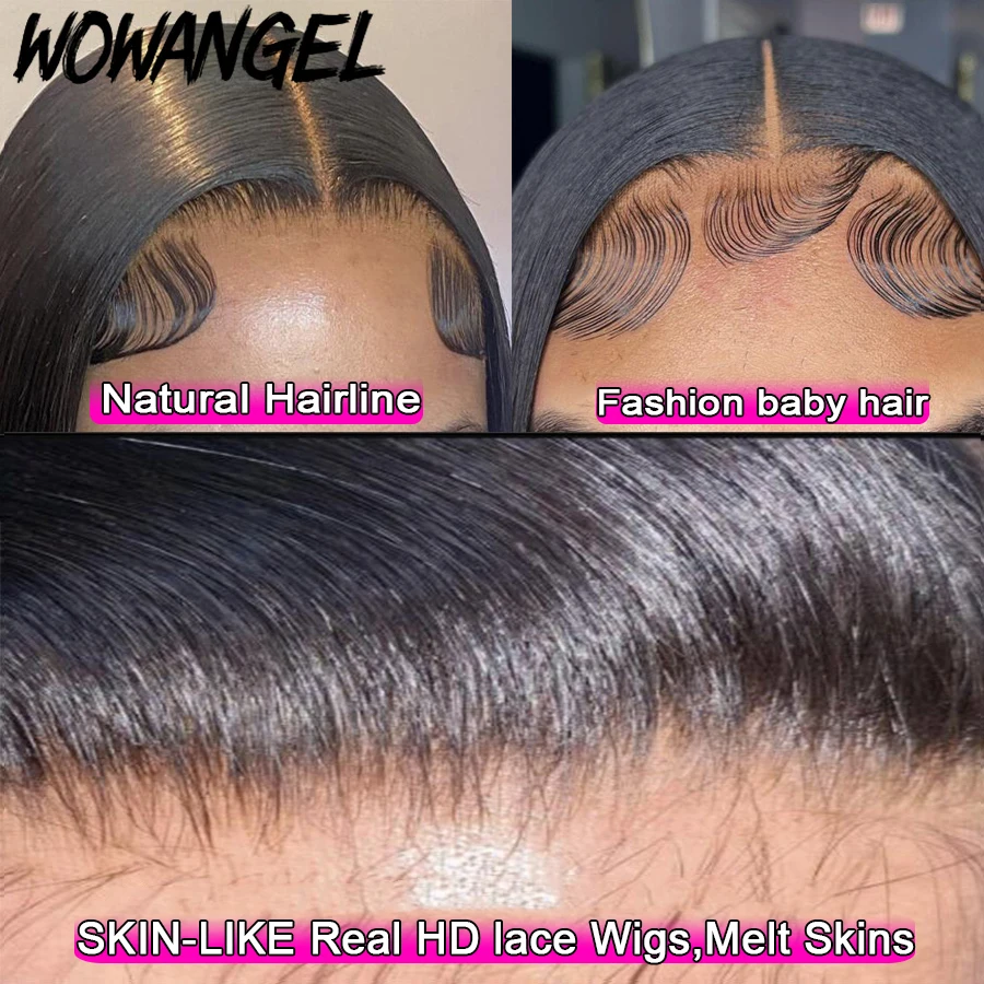 Wowangel 5x5 Lace Closure Wig Body Wave Glueless HD Lace – wowangel