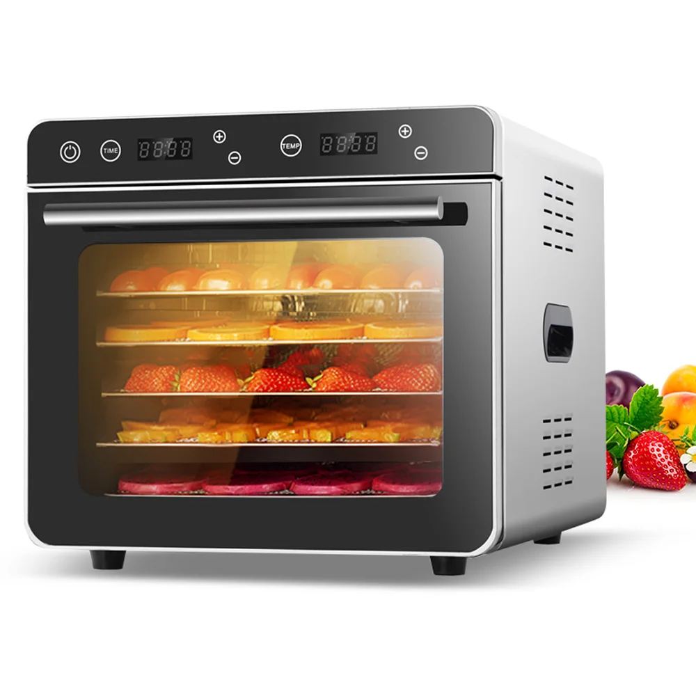 

Professional Home Use Fruits and Vegetables Food Dryer Machine Dehydrator with 6 Stainless Steel Trays Best Drying Effect