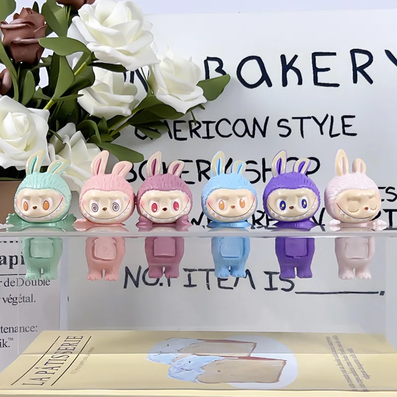 Mini Figurine Toys Labubu Hippers Blind Box Figure Doll Collection