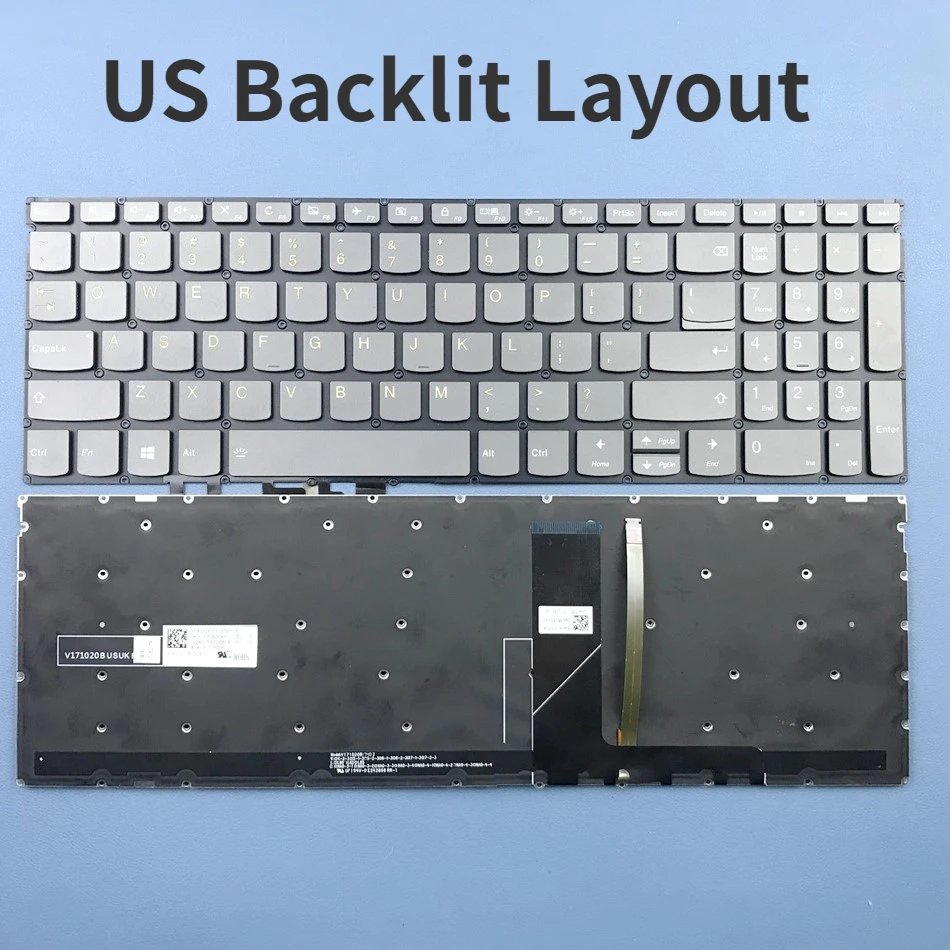 

US Backlit Keyboard For Lenovo Yoga C740-15IML C740-15 S740-15IRH S740-15 V740-15 V340-15 thinkbook 15IIL E5-IML PC5SB US Layout