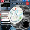 2025 nieuwe heren GPS Outdoor Fitness Smart Horloge 1.75-inch AMOLED Scherm Hartslagmeter Bluetooth Oproep IP68 Waterdicht