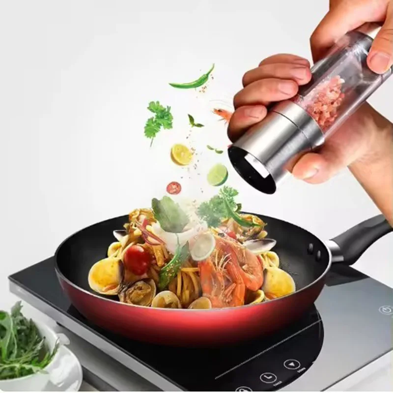 ペッパーミル 2 個セット ステンレス鋼とアクリル素材 調節可能 ポータブル スパイスグラインダー ペッパーグラインダー 手動式 セ Amazon |  胡椒 ミル 岩塩 ミル ペッパーミル 2 個セットステンレス鋼とアクリル素材調節可能なポータブルスパイスグラインダー ソルトミル ... ペッパーグラインダー コーヒーグラインダー ペッパーグラインダー スパイスグラインダー ペッパーミルグラインダー ソルトアンドペッパ