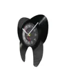 Tooth Shaped Laser Cut Longplay Wall Clock For Dental Clinic Orthodontist Office Vinyl Record Wall Clock Dentist Hygienist Gift 3