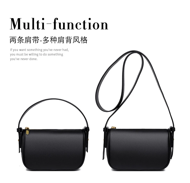 100% Genuine Leather Material Women Bag High Quality Soft Shoulder Bag For Women Fashion Luxury Portable Mini Messenger Bag