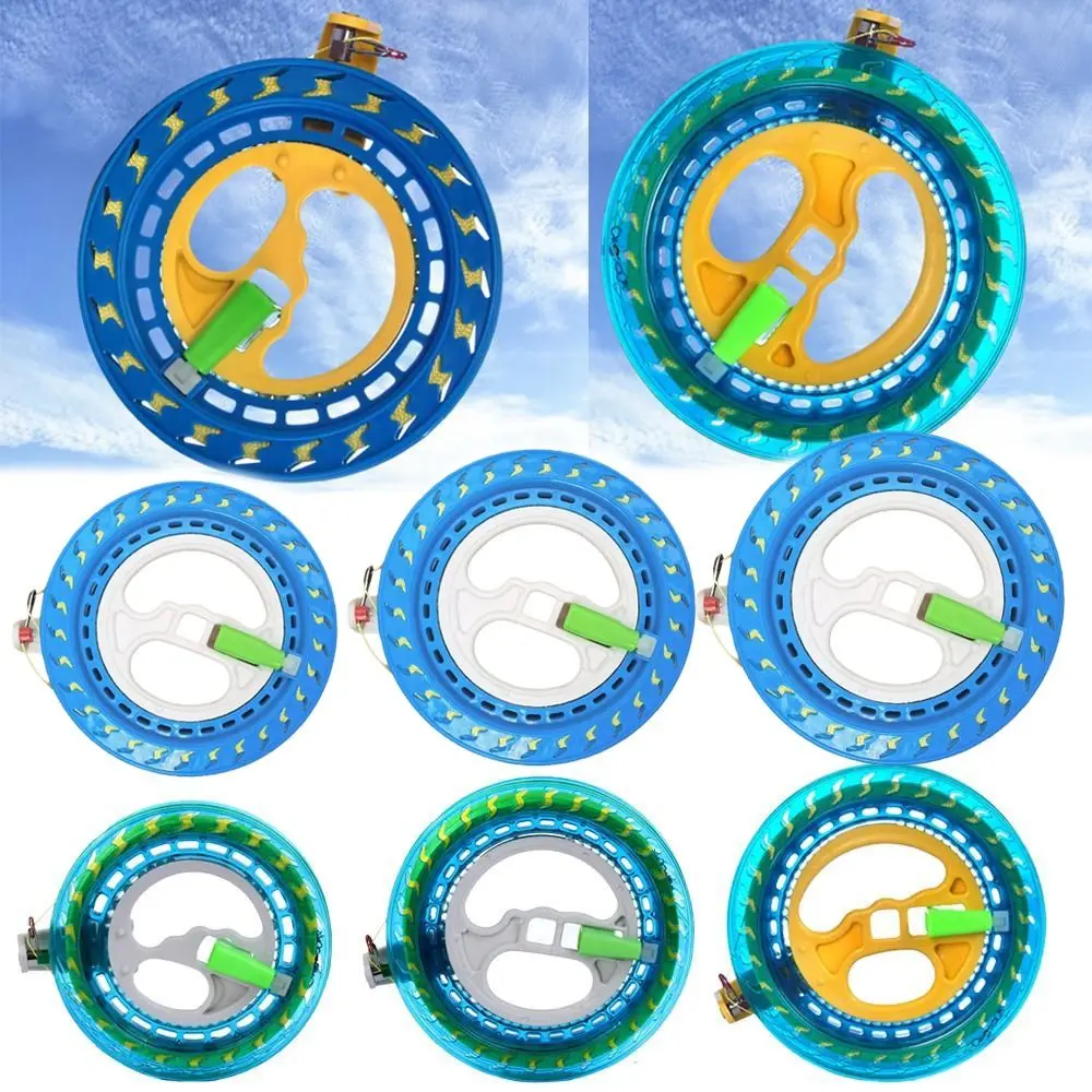 with 1312Feet Line Kite Reel 16/18/20cm Come with Lock Winder Fire Wheel Twisted String Line Handle Tool String Flying