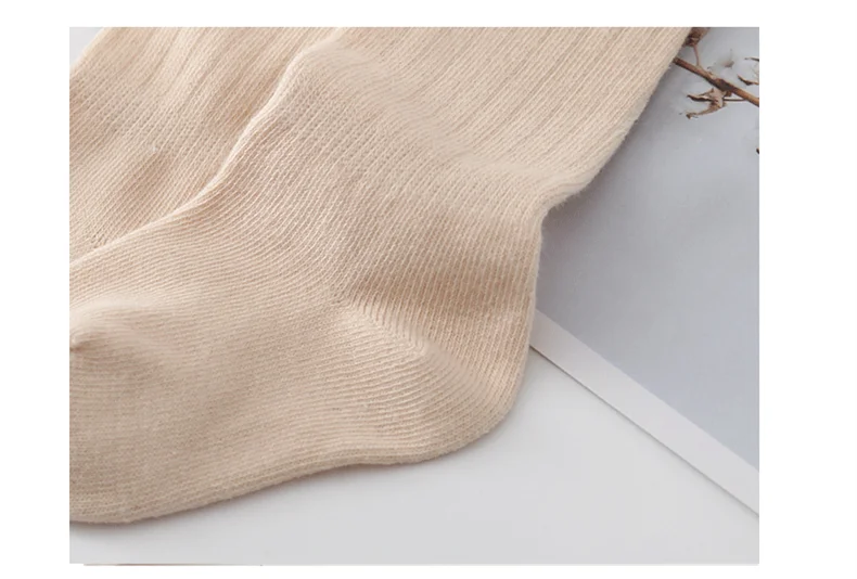 3 paare/los Babys ocken Jungen Mädchen kniehohe Kinder Rüschen feste Baumwolle lange Socken Säugling Neugeborene Sommer kinder Rüschen süße Socken – Detail 15