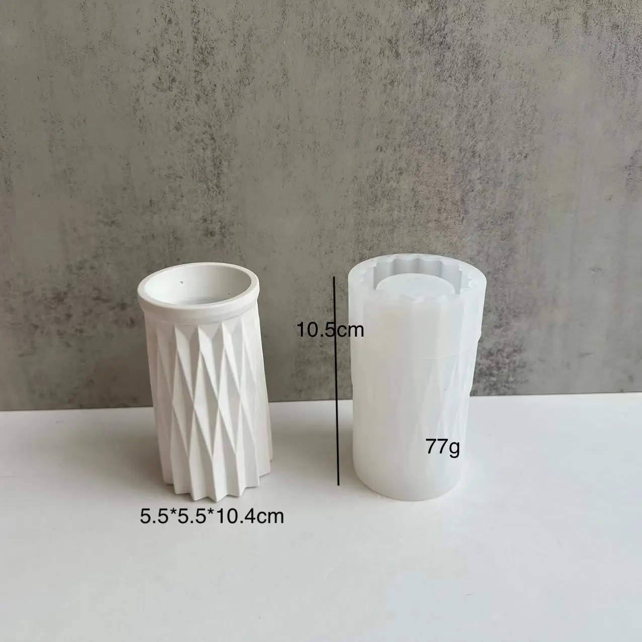 Silicone Mold Handmade Vase Mold DIY Flower Pot Gypsum Resin Mold Vase Ornaments