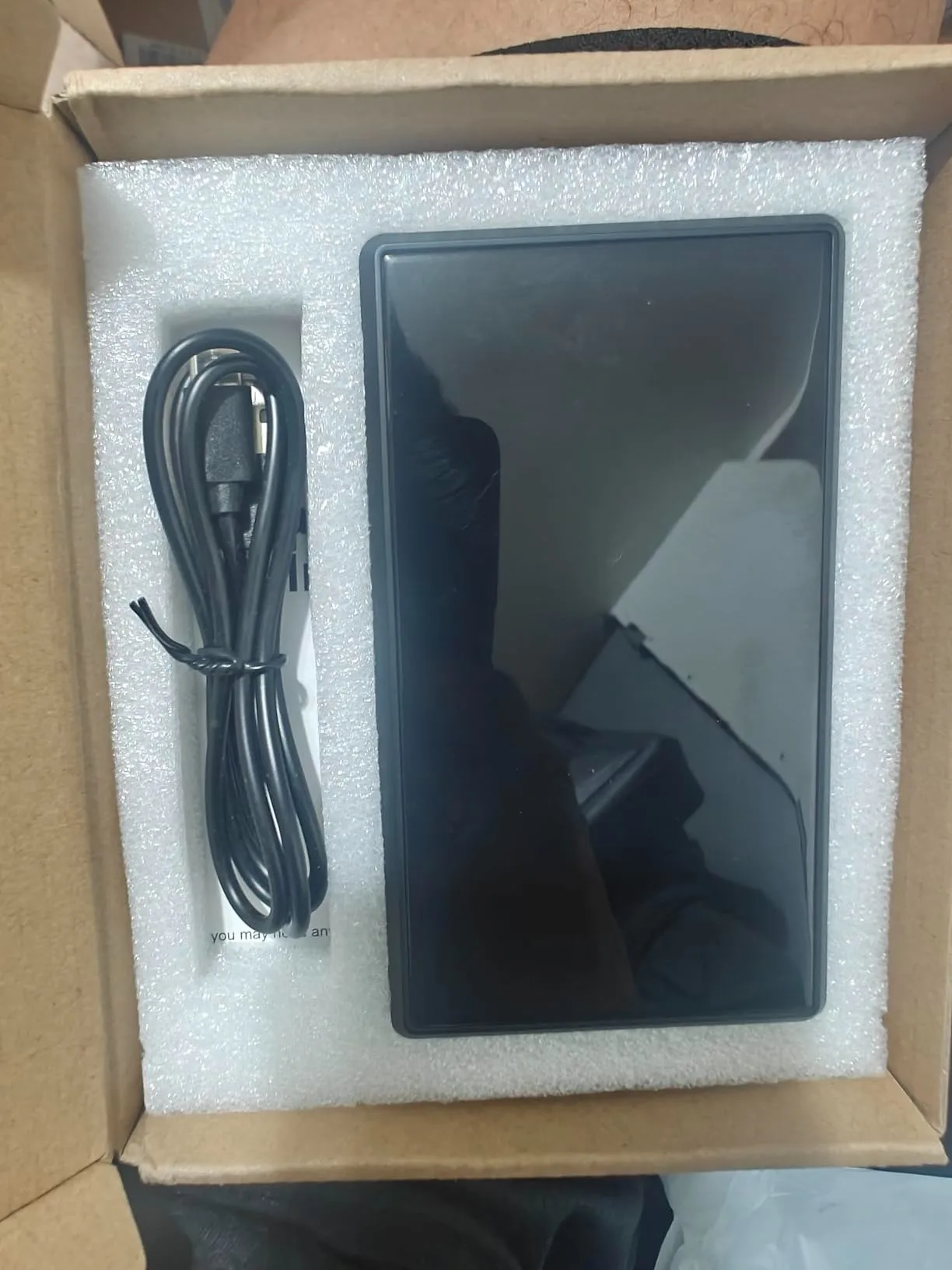 bärbar laddarkamera närbild på linsområdet