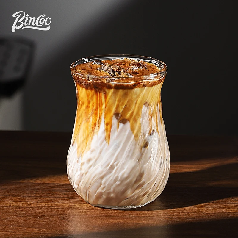 بينكو فنجان قهوة زجاجي مضلع