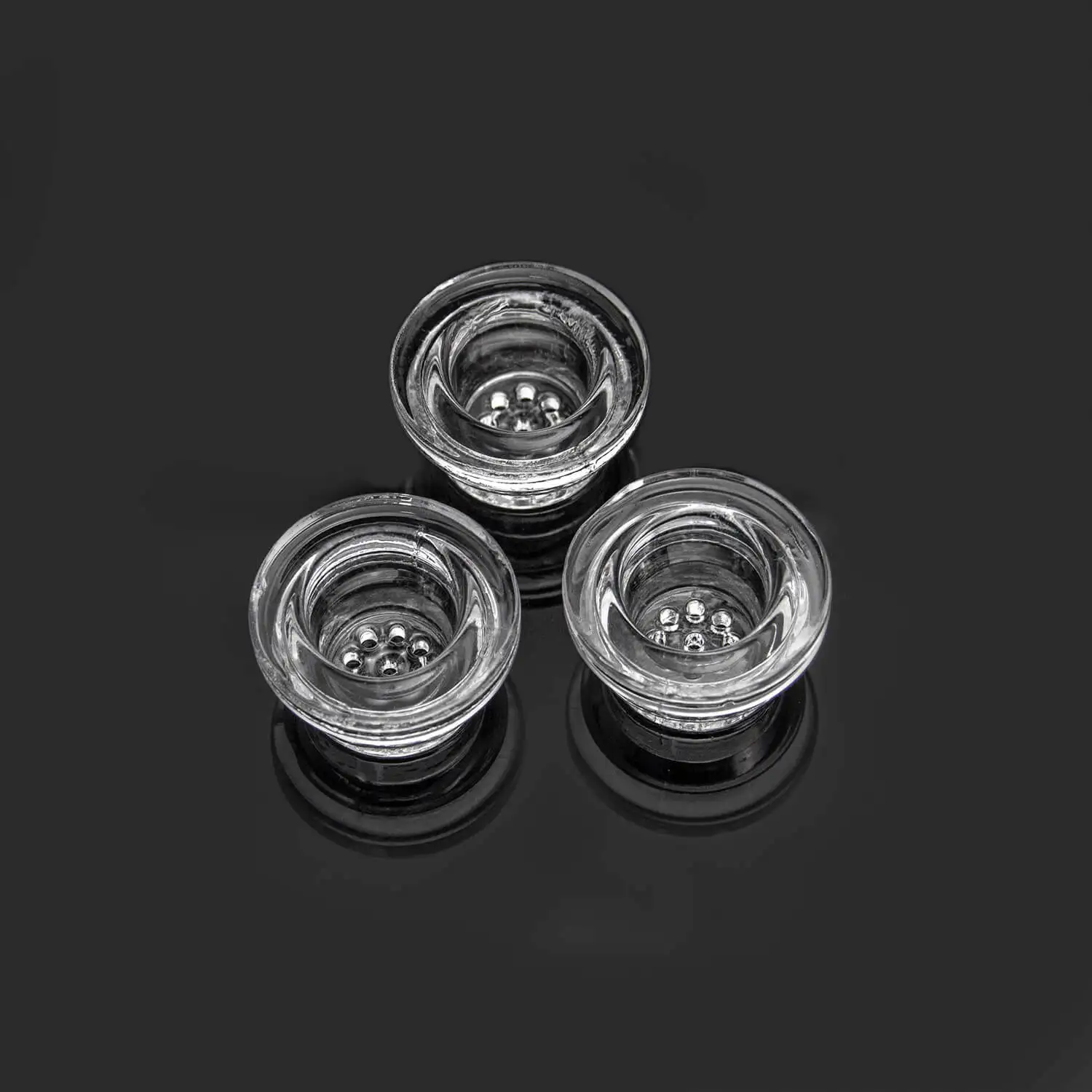 Glass Bowl SiliconePipe 9-hole Pipe Replacement hookah accessories smoking pipe kit