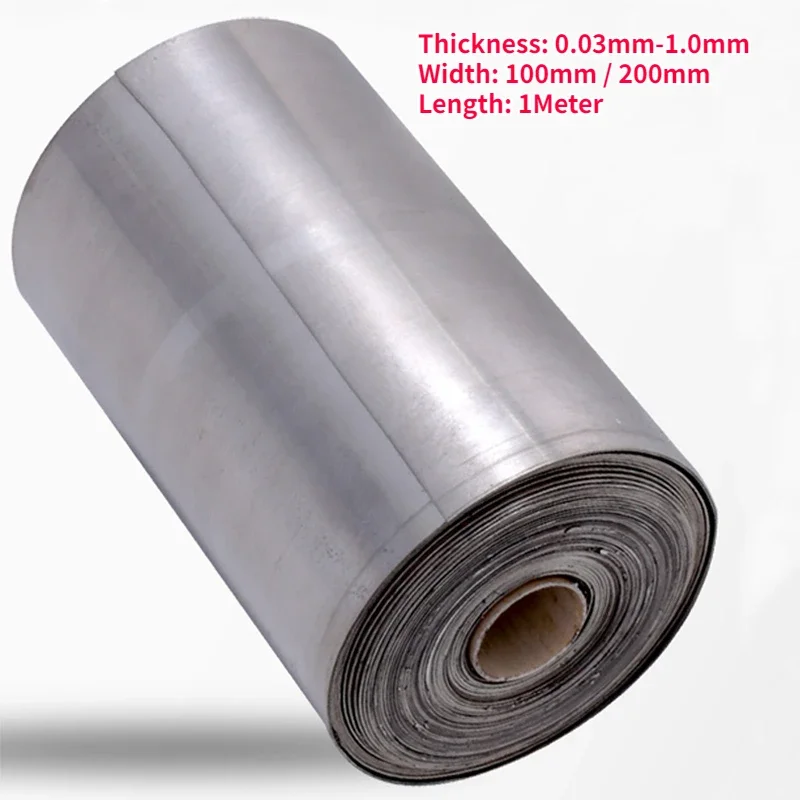 

1Pcs Length 1Meter Width 100mm 200mm High Purity Sn Tin Foil Tin Sheet Tin Strip Thickness 0.03-1.0mm Custom Zero Cut