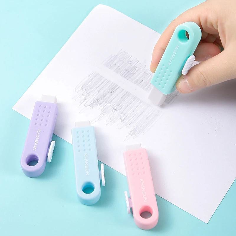 

Push Pull Eraser Creative Pencil Rubber For Kids Drawing Writing Wiping Stationery School Supplies