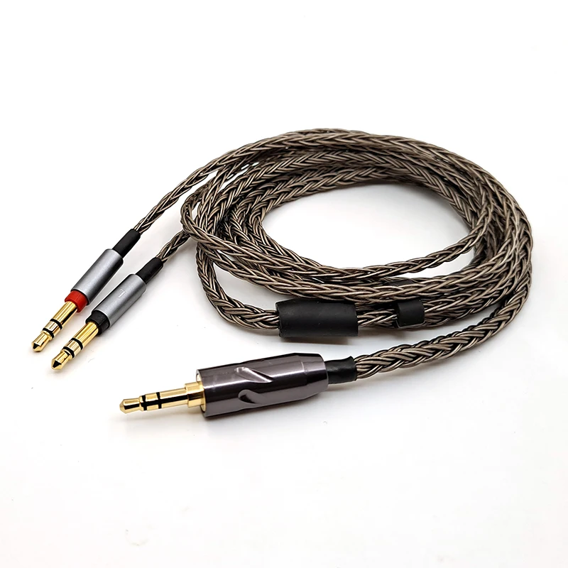 

For ONKYO A800 PHILIPS X3 Earphone Replaceable 16 Core 2.5mm 4.4mm Balanced Single Crystal Copper Upgrade Cable