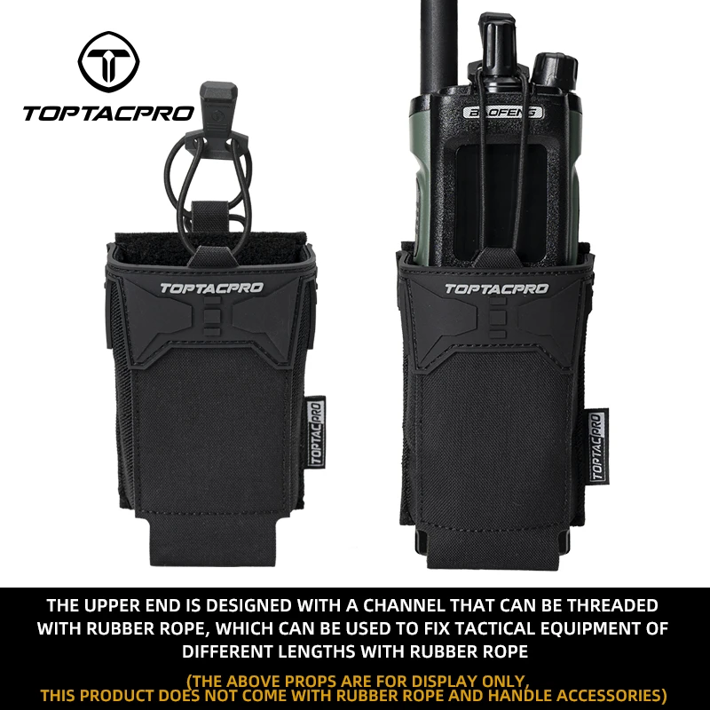 TOPTACPRO 전술 파우치 싱글 556 탄창 홀더 매거진 홀스터 케이스 PVC 접착 씰 도구 파우치 8537