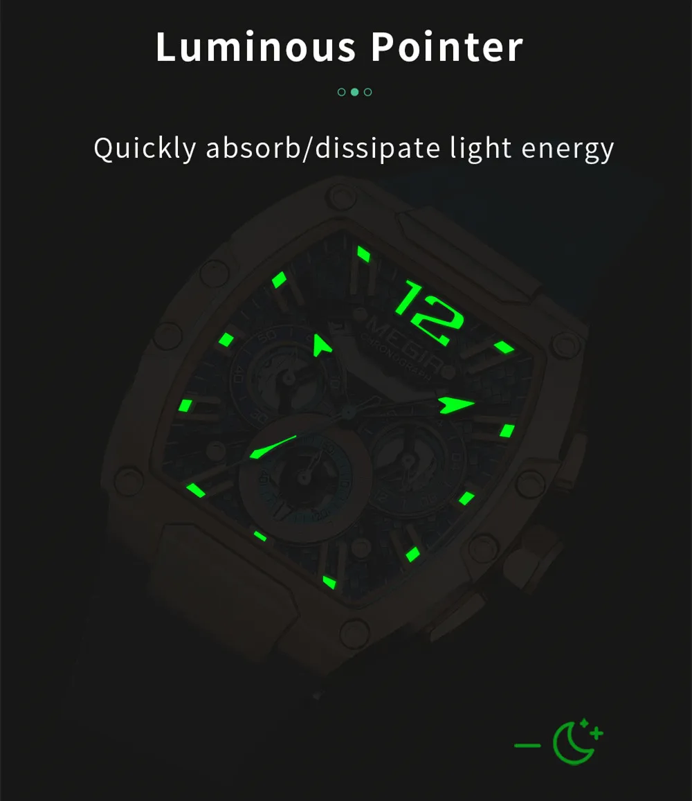 Cronografo sportivo di lusso al quarzo da uomo impermeabile in silicone luminoso casual quadrante grande da polso data automatica_voghion.com