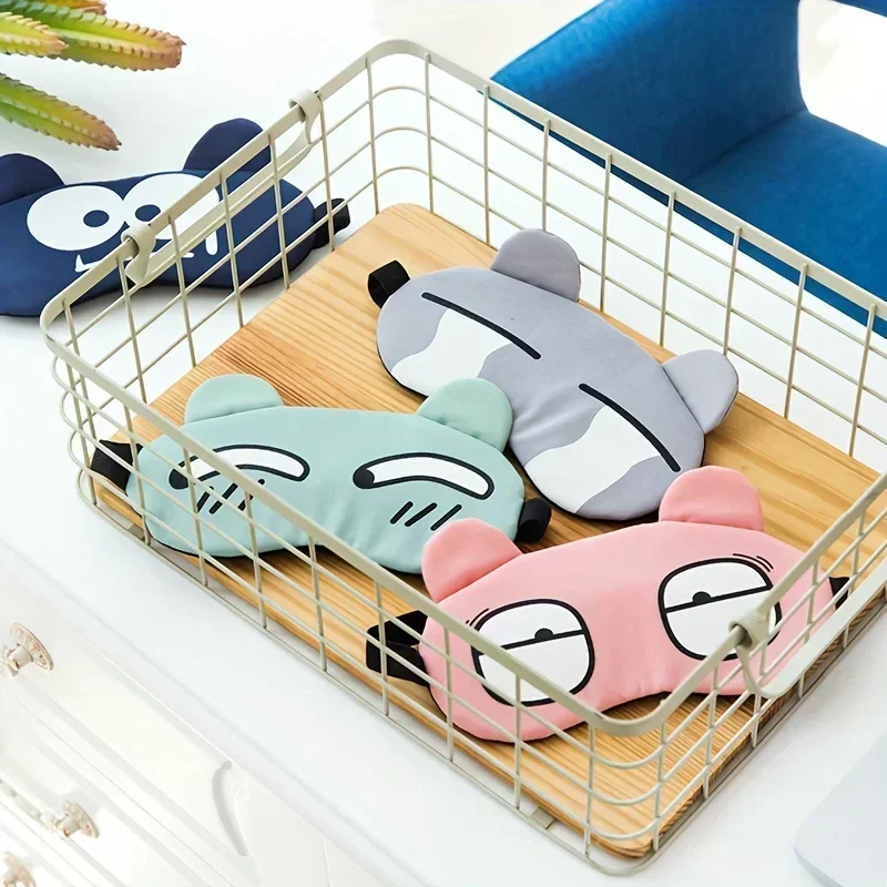 

1PC sleep blackout eye mask, cute cartoon ice packs for men and women, hot compress for eye protection, fashionable