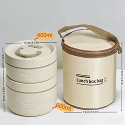Premium Insulated Leak - Proof Lunch Box with Lid - Portable and Microwaveable Food Storage Solution (1000ml)