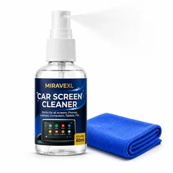 Universal Screen Cleaning Kit with Spray & Microfiber Cloth (1 Set)