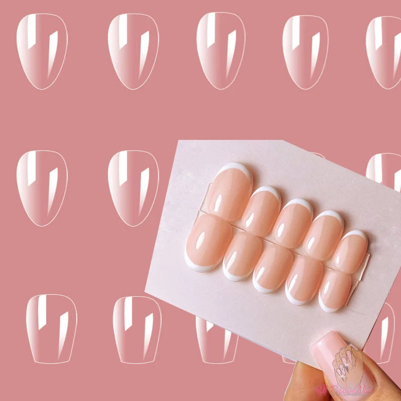 

240pcs Clear Fake False Nails XS Short Oval Full Cover Manicure Professional Acrylic Extension Artificial Nail Art Tips