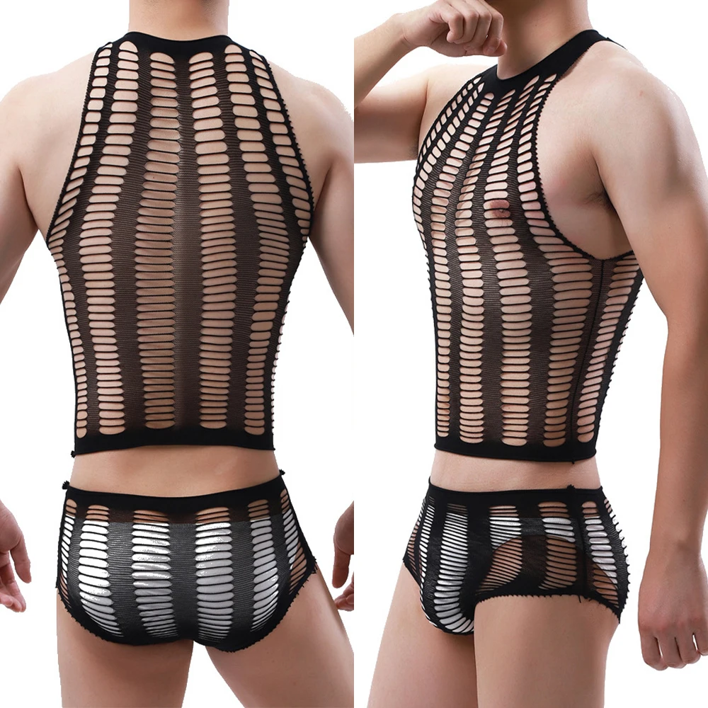 designer boxer briefs Men Boxer Shorts Transparent Underwear High-Elastic Stockings See Through Striped Mens Bikini Triangle Jumpsuit Stockings Male mens swimming briefs