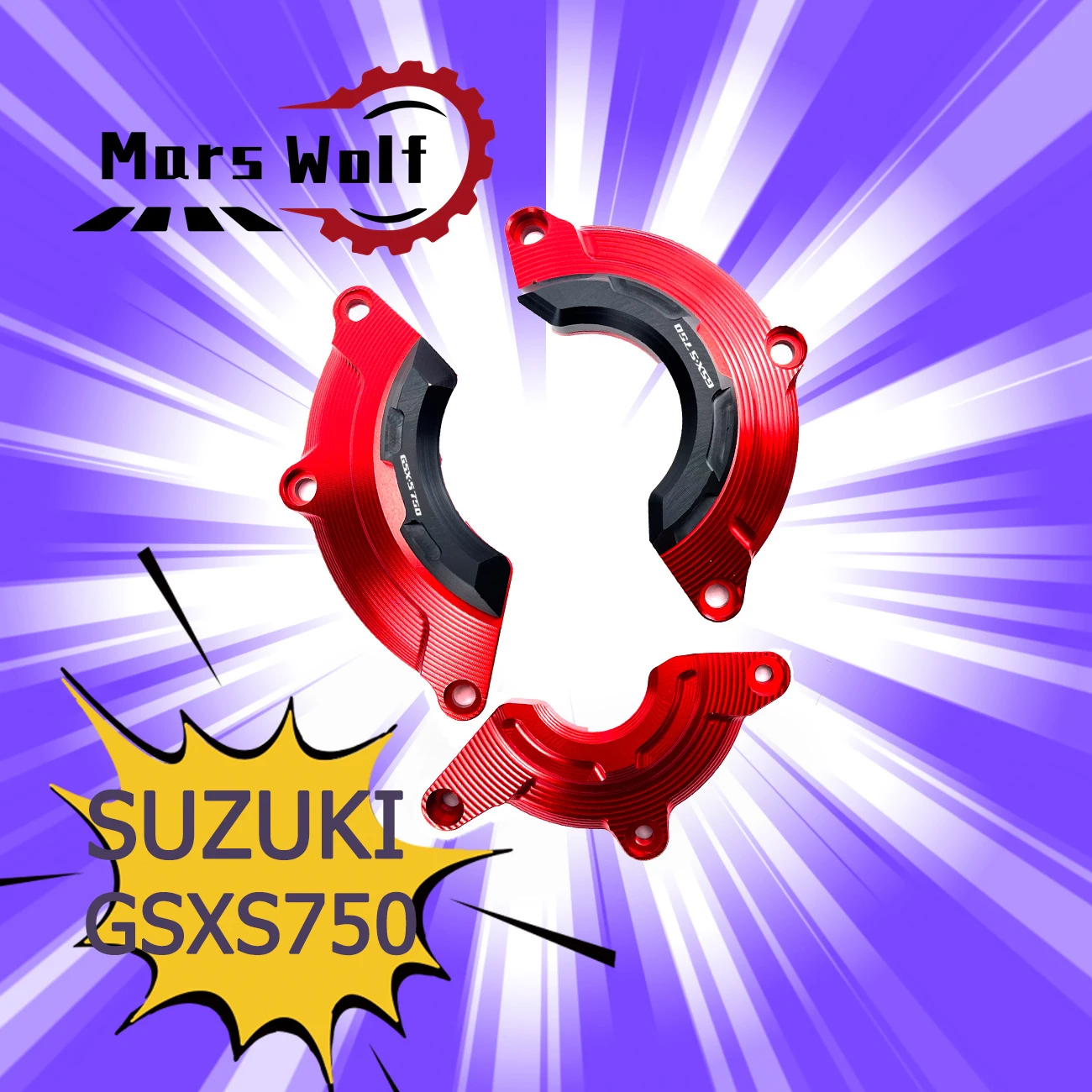 

Motorcycle Engine Cover Engine Case Crash Slider Guard Protection cover For SUZUKI GSXS750 GSX-S750 gsxs750 2017-2022Engine Guar