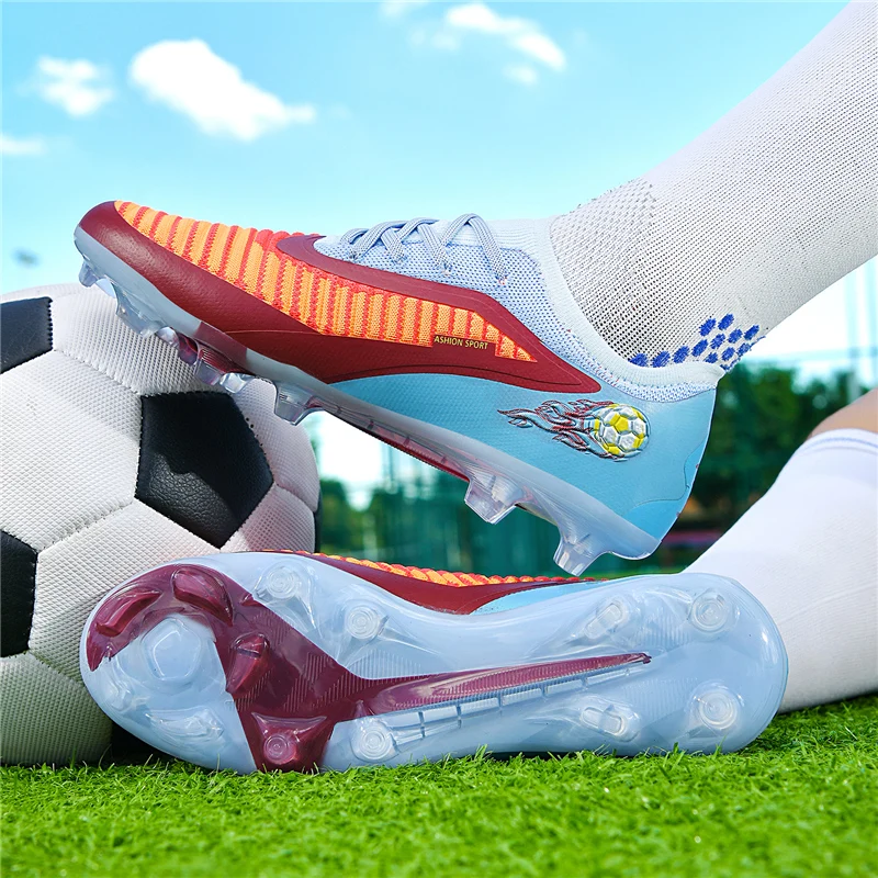 Elite Performance Men's Soccer Cleats - Non-Slip Outdoor Football Boots for Optimal Comfort and Breathability