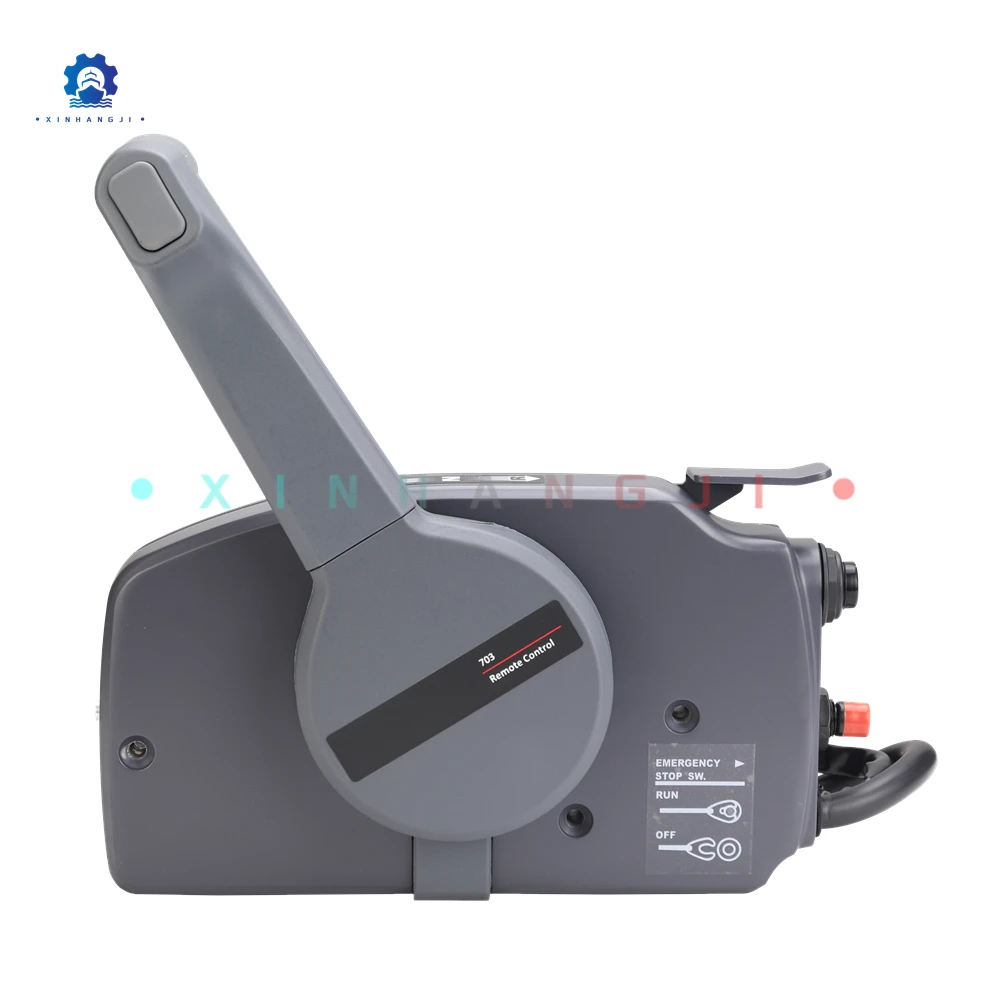 New model 703-48203-15 Outboard engine remote control box with 7Pin Wire Harness push for Yamaha remote control Outboard Motor