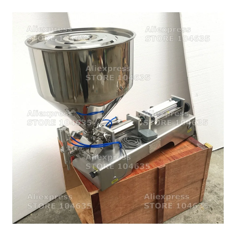 Semi-automatic Filler Horizontal Single Head Food Processor Industrial Packer Filler Paste Filling Machine