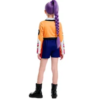 Ensembles de vêtements pour filles, costumes de Cosplay de dessin animé pour enfants, spectacle sur scène k-pop, 2 pièces, tenues de Costume de jeu de rôle de film pour filles 4