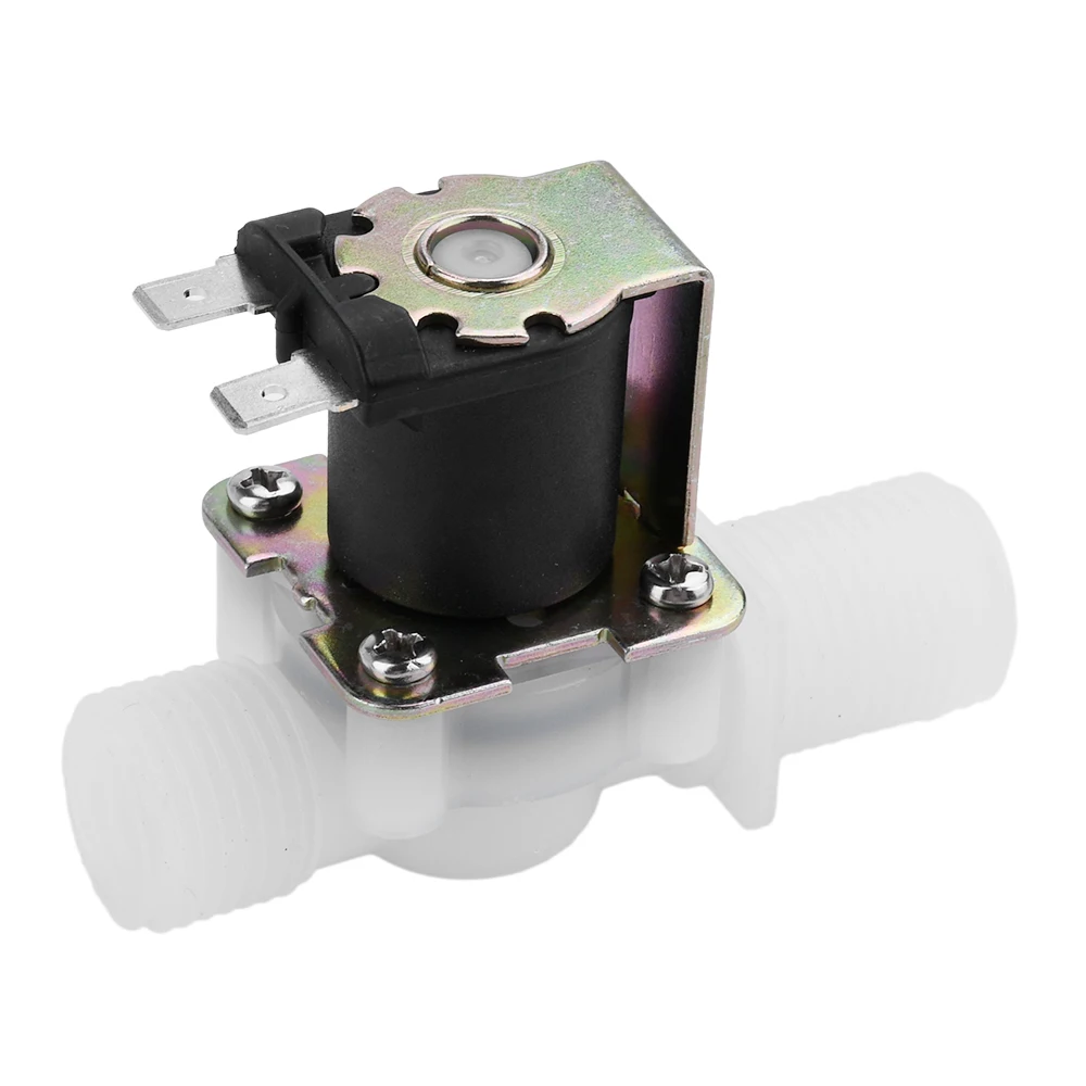 Válvula Solenóide Elétrica Normalmente Fechada ac 110v 220v dc 12v 24v em Interruptor Controlador de Pressão ar Magnético de Água 4.8w 6w 80 mm