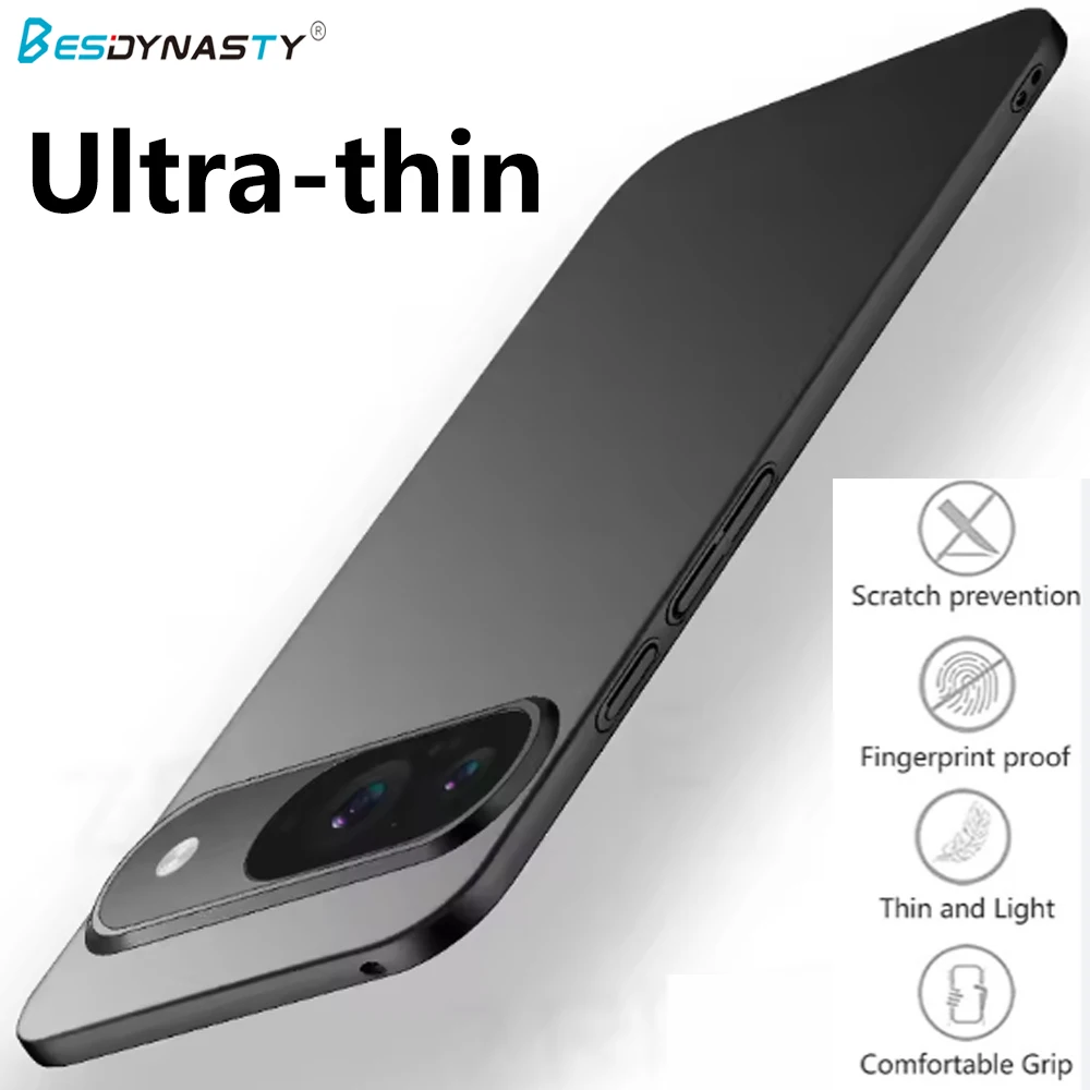 Sleek Matte Black Slim Hard Case – Ultra Thin and Durable Back Cover