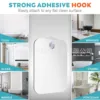 1Pcs Acrylic Bathroom Fog Free Mirror With Wall Suction Shower Mirror Man Shaving Women Makeup Unbreakable Portable Traveling 5