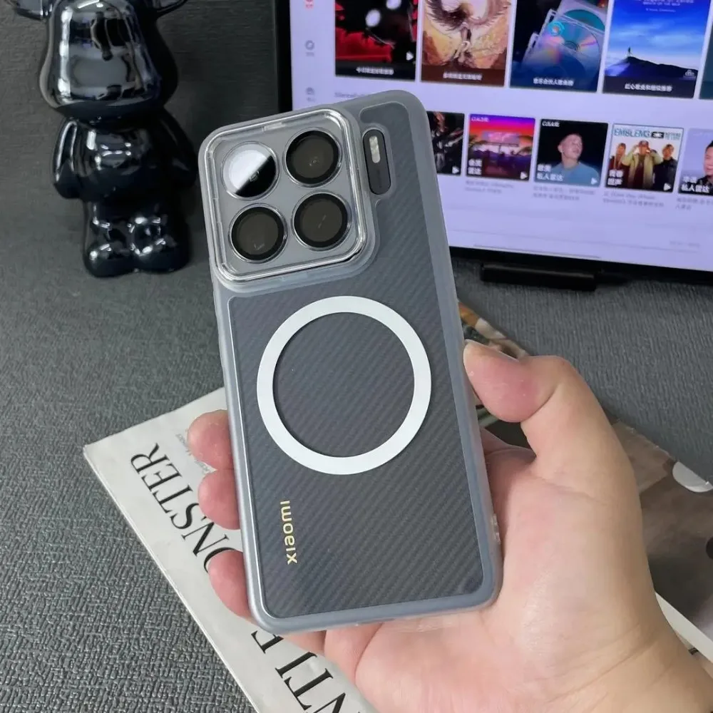 Translucent TPU Wireless Charging Case with Built-in Lens Protector & Soft Shockproof Frame