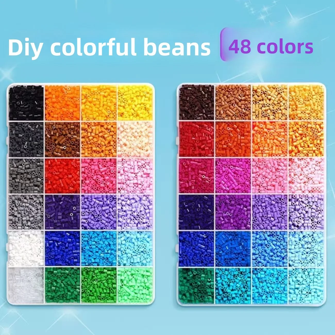 2.6mm 펄러 하마 퓨즈 비즈 DIY 아이언 모자이크 공예 세트 교육용 창의적인 문구류 수제 선물 및 장