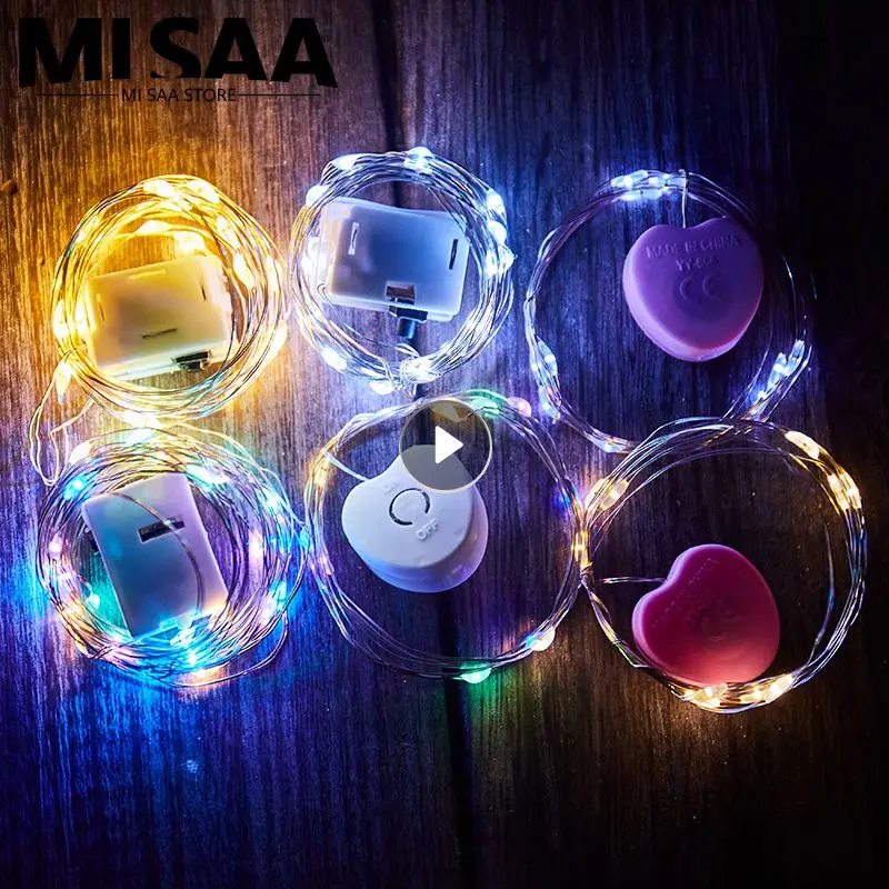 

Fairy Lights Copper Wire Led String Lights Outdoor Lamp Christmas Festoon Garland Light For New Year Wedding Party Decoration