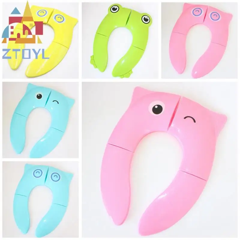 

Portable Toilet Training Mat Children Urinal Cushion Color Cartoon Toilet Covers Baby Travel Folding Potty Seat Gasket Toddler