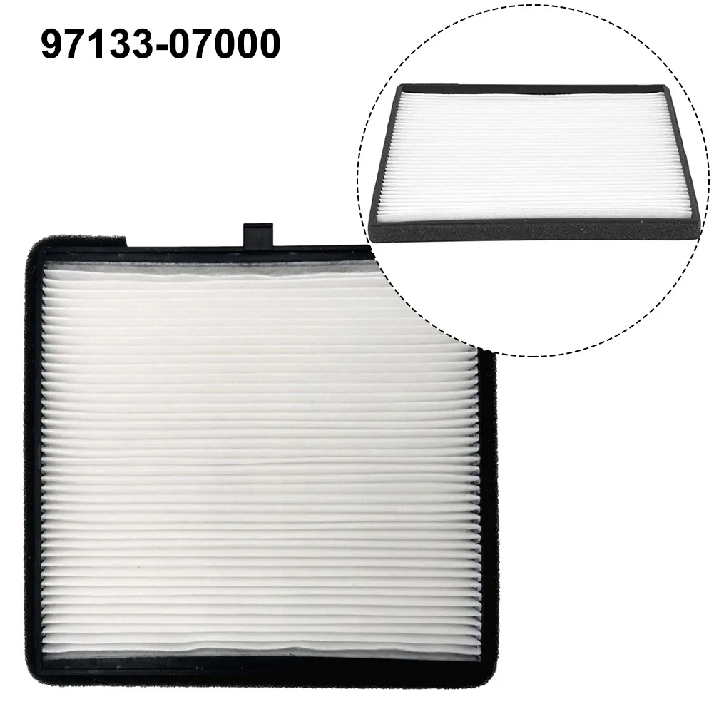 

1pc Cabin Pollen Filter White For Hyundai I10 2007-2019 For Kia Picanto 2004-2017 97133-07000 S9713307010AT Wear Parts