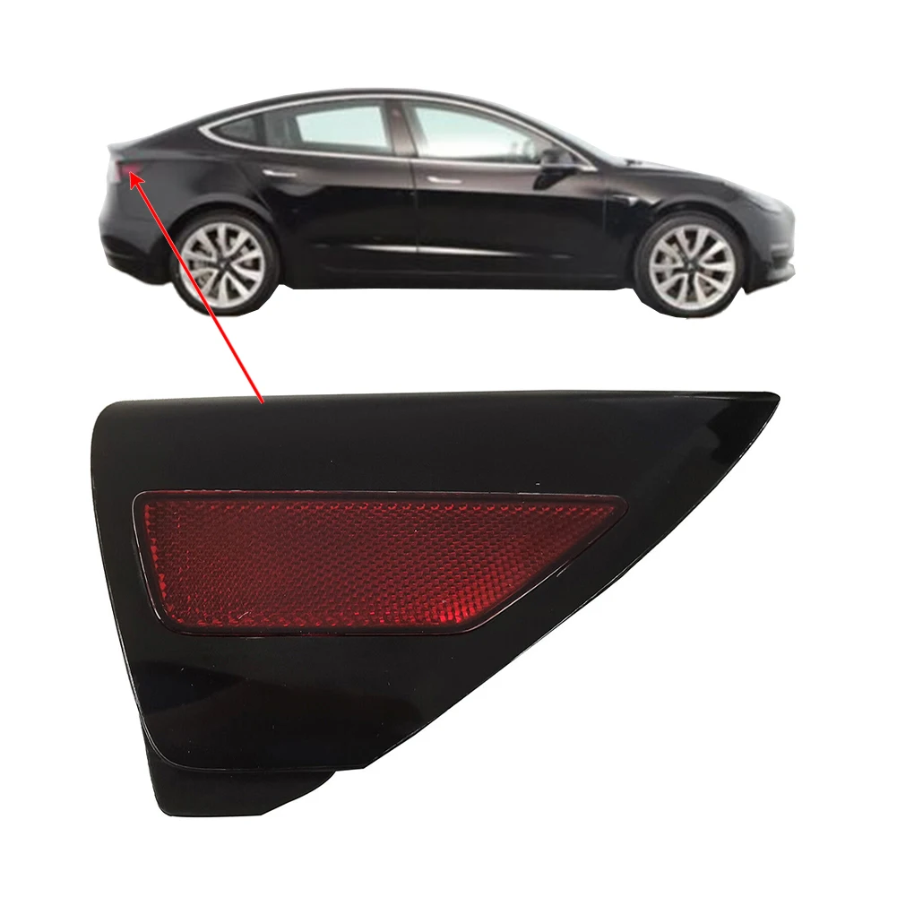 

Rear Right Bumper Reflector Light For Tesla Model 3 Bumper Reflector Light Plug And Play Rear Right Simply Clip-In