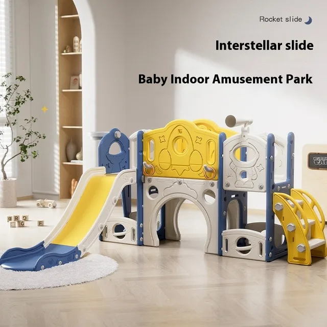 Kids' Slide Outdoor Indoor Domestic Baby Three-in-one Slide Swing Family Multifunction Amusement Park Multiple Combination