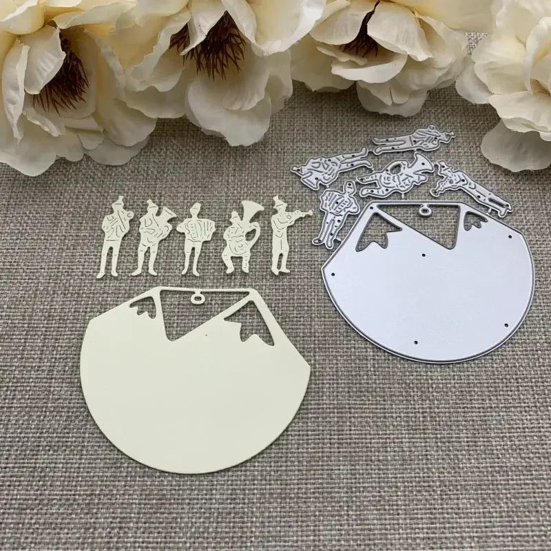 Hillside Band-Dekorationsformen aus Metall zum Selbermachen, Scrapbooking, dekorative Prägung, Handarbeit, Stanzform, Schablone