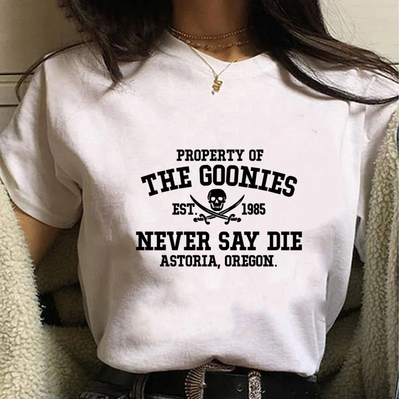 Goonies Summer Top Uomo Giapponese 2022 Y2K Vestiti Tshirt Y2K Estetica