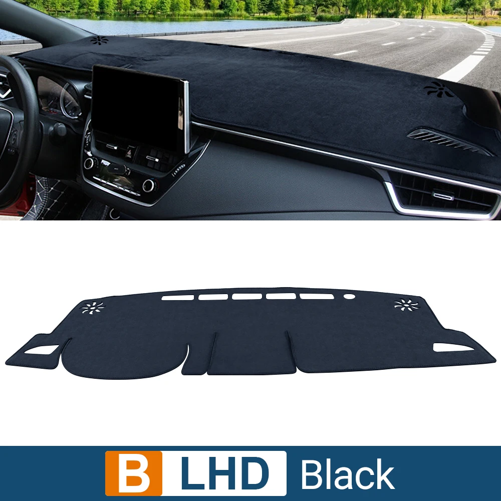 Deluxe Hybrid Car Dashboard Sun Shade Mat - Non-Slip Pad Cover Carpet Accessories