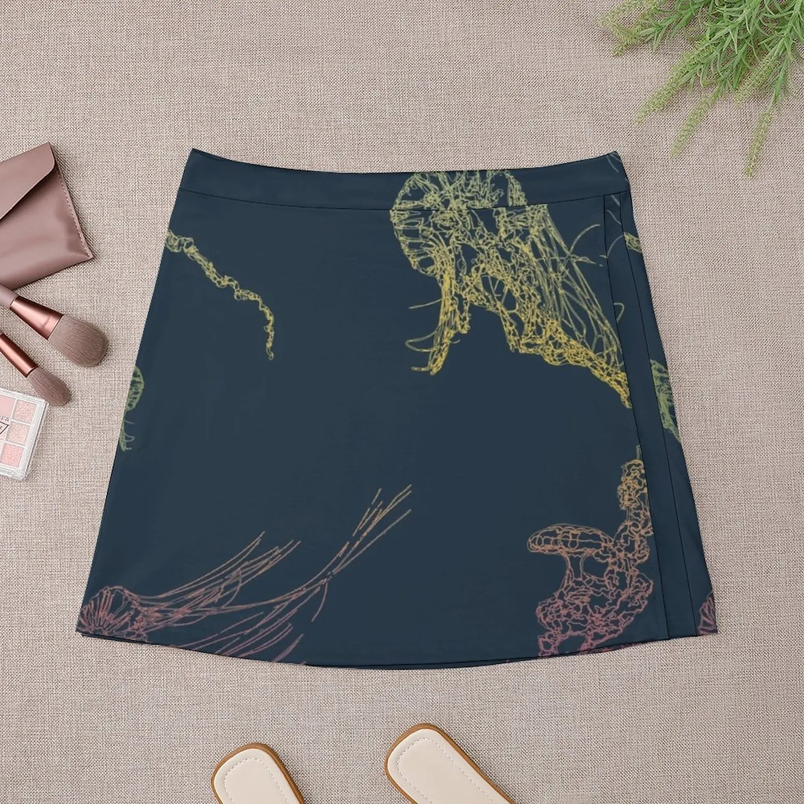 Rainbow Jellyfish Mini Skirt cute skirt clothing women summer 2023