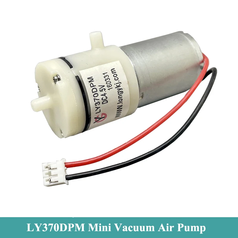 

LY370DPM Micro Vacuum Air Pump DC 3V 3.7V 5V 6V Small Mini Negative Pressure Pump Self-priming Suction Pump DIY Breast Pump