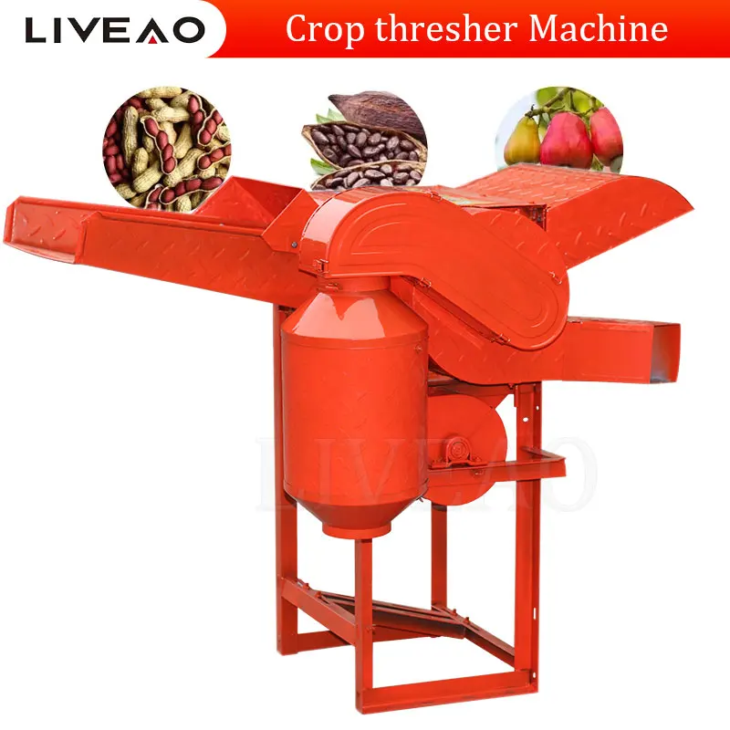 

Corn Rice Wheat Maize Bean Thresher Sheller Threshing Peeling Grain Paddy Soybean Crop Shelling Machine