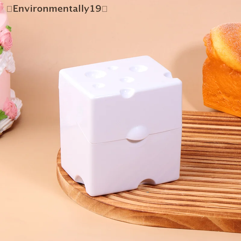 Sliced Cheese Container With Flip Lid Cheese, Cheese Slice Crisper Refrigerator Storage Rack Clamshell ABS Household
