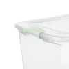 Sterilite 66 Qt. Latch Box Plastic Adult, Soft Sea 3