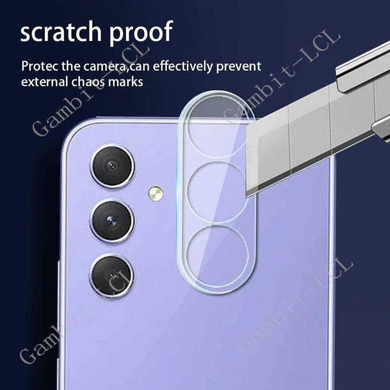 2-Pack 3D Camera Lens Tempered Glass Back Protector Cover Film