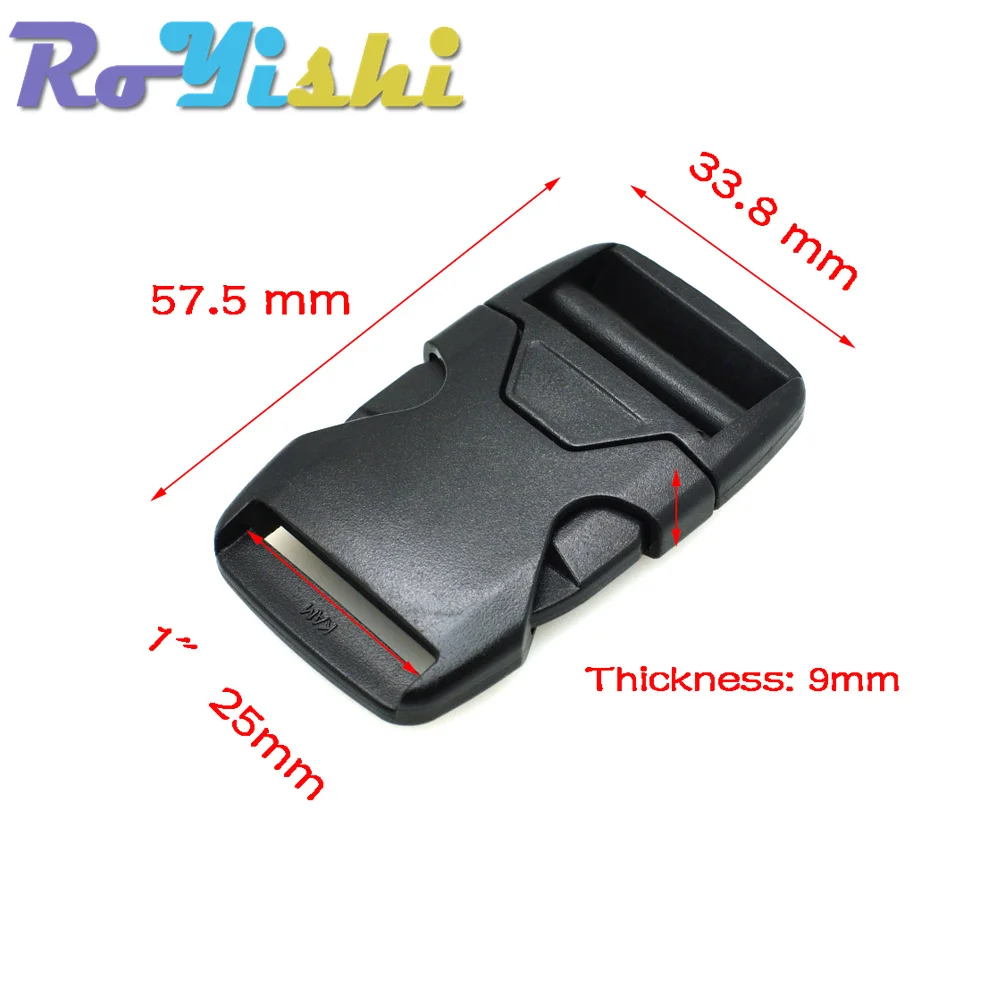 Description Picture 5 of itemWebbing Plastic Side Release Bump Buckle for Backpack Straps Luggage Outdoor Sports Bag