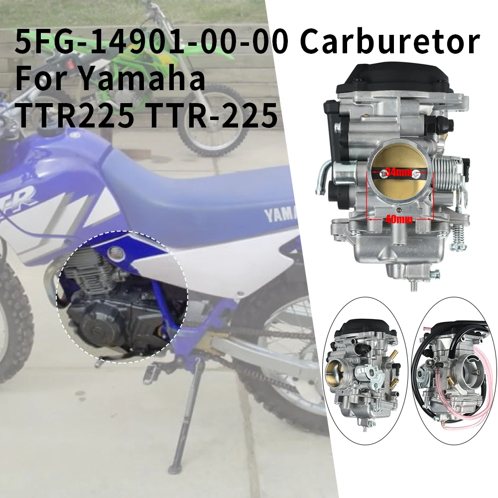 5FG-14901-00-00 Carburetor Fit For Yamaha TTR225 TTR-225 1999-2004